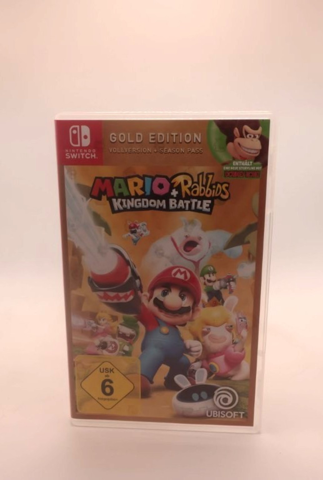 Mario + Rabbids Kingdom Battle – Nintendo Switch · Basisspiel in Gold-Edition-Hülle